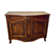 Carved Provencal buffet in Louis XV style with 2 doors