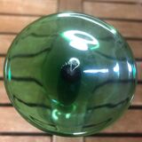 Set of 6 alsace balloon wine glasses vintage green glass