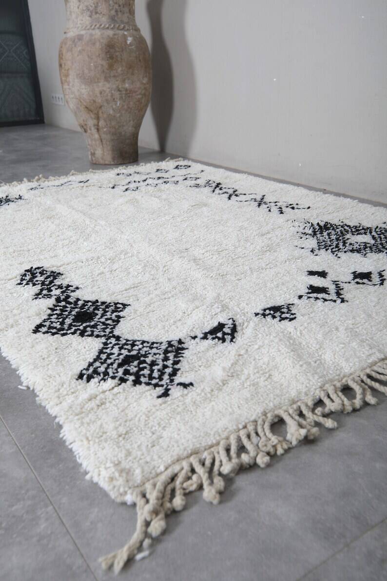 Cream Moroccan rug 150/250cm