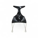 6 x Delfy chair by Gino Carollo for Ciacci Kreaty / Italy 1990s / 2 x red - 4 x black