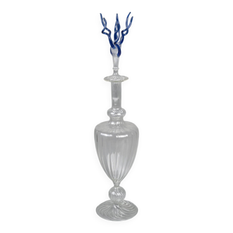 Important murano glass carafe by martinetti