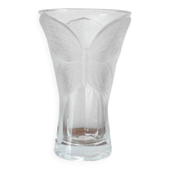 Vase Cristal Papillon