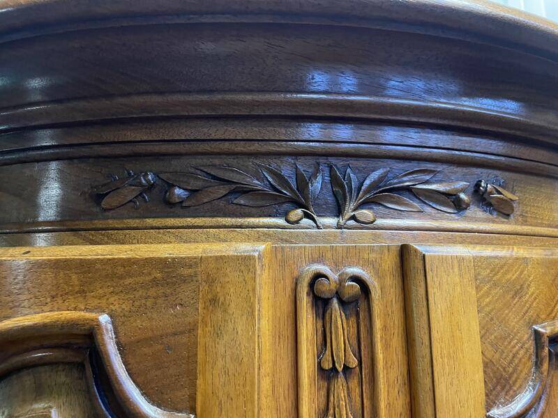 Louis XV style Provencal corner cupboard