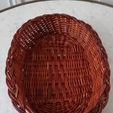 70s wicker basket / basket
