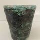 Large vintage turquoise ceramic pot from the 60s. Perfect condition. Dimensions: 20 cm high x 17 l.