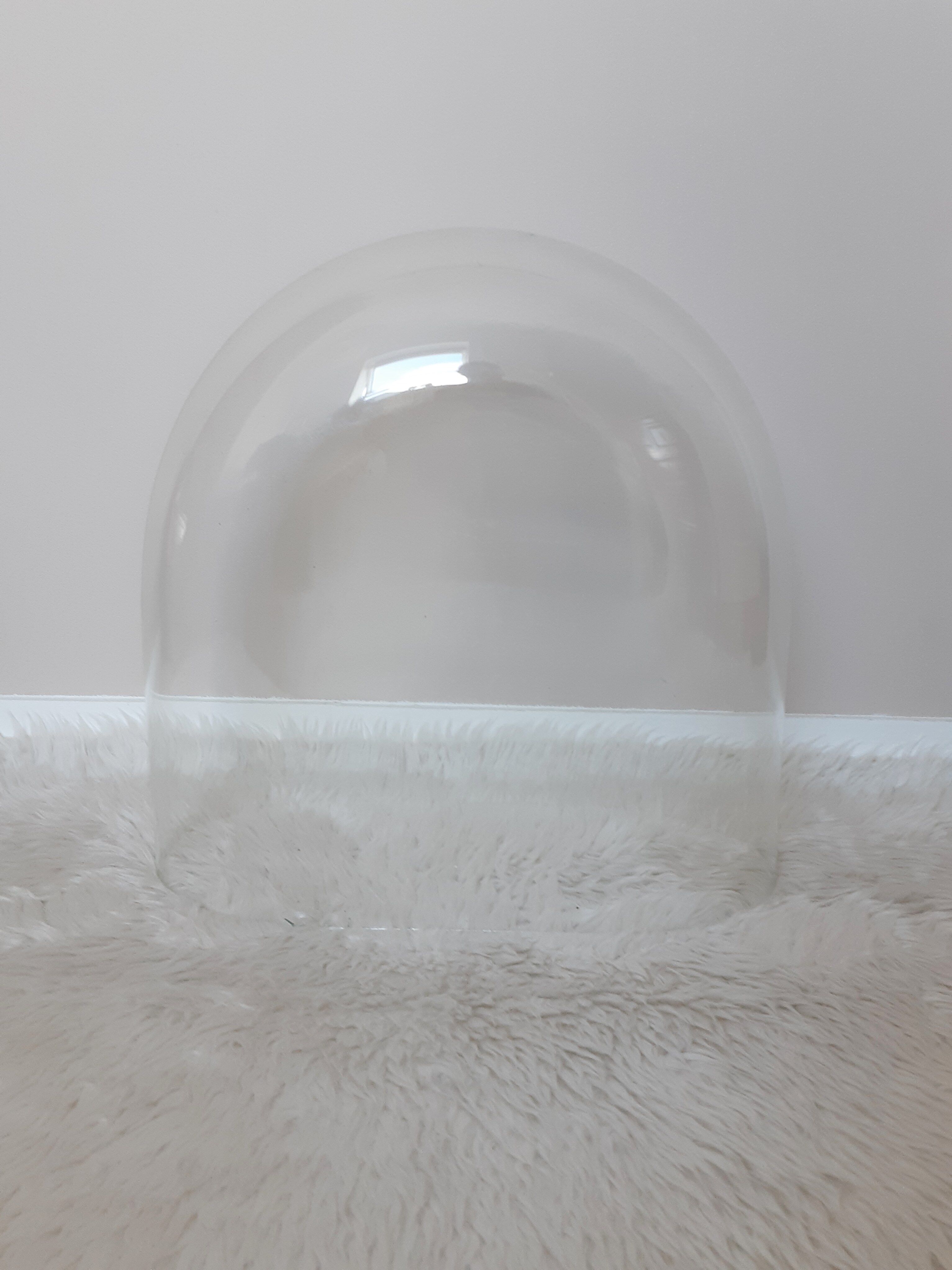 Glass globe of bride