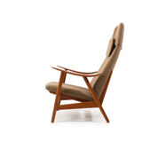 Mid Century Illum Wikkelsø Chaise longue en teck