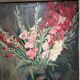 Oil on isorel "the bouquet of gladioli" signed p. arata 20th century