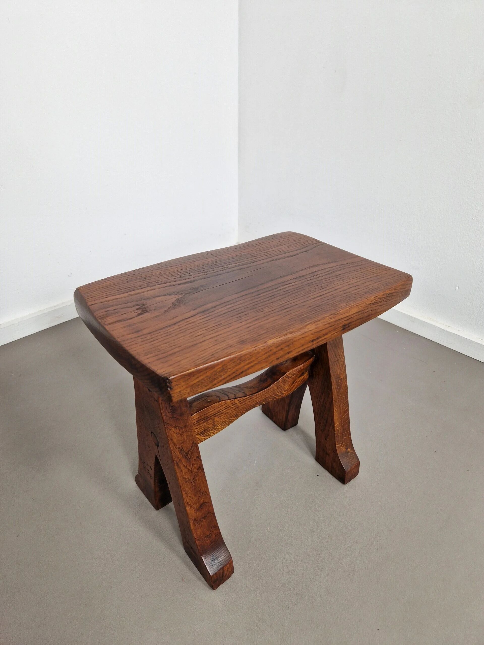 Tabouret en chêne | France années 1960