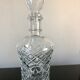 Carafe avec médaillon, verre taillé