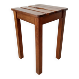 Vintage oak stool 70s/80s