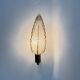 Art Deco brass and glass sconce by Ezan, France, 1940s