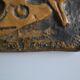 Bas-relief sculpture in terracotta inspired by the Celtic bestiary