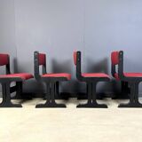 Set of 4 danish dining chairs by Farstrup Mobler, 1970s
