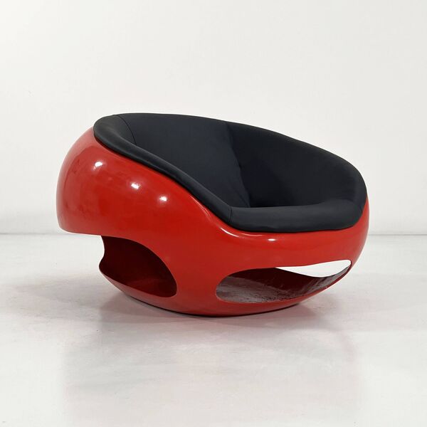 Fauteuil ''Egg'' en fibre de verre Pod par Mario Sabot, 1960