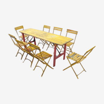 Ensemble de guinguette table et chaises