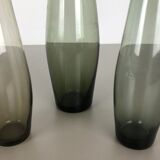 Vintage 1960s Set of Three Turmalin Vases by Wilhelm Wagenfeld for WMF, Germany