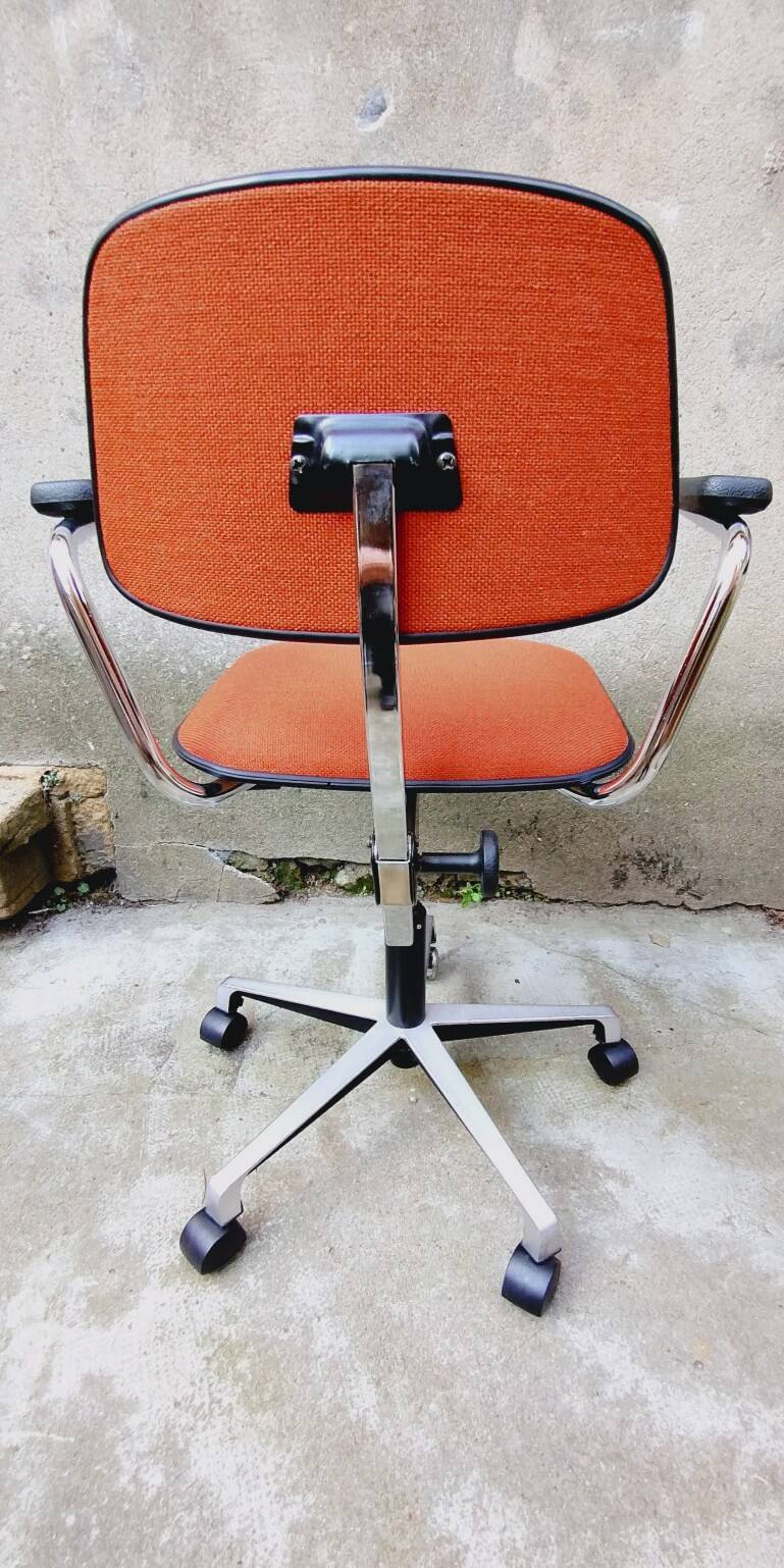 Vintage fabric office chair by Hag Oslo Norway