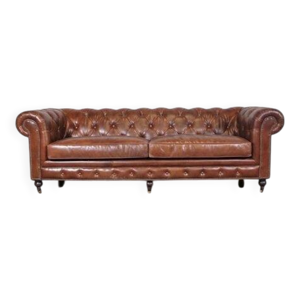 Canapé chesterfield - cuir