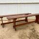 Pair of benches rustic 1950