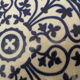 Dessous de plat carreau de faience de Gien couleur bleu