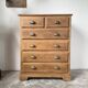 1950 oak chiffonier chest of drawers