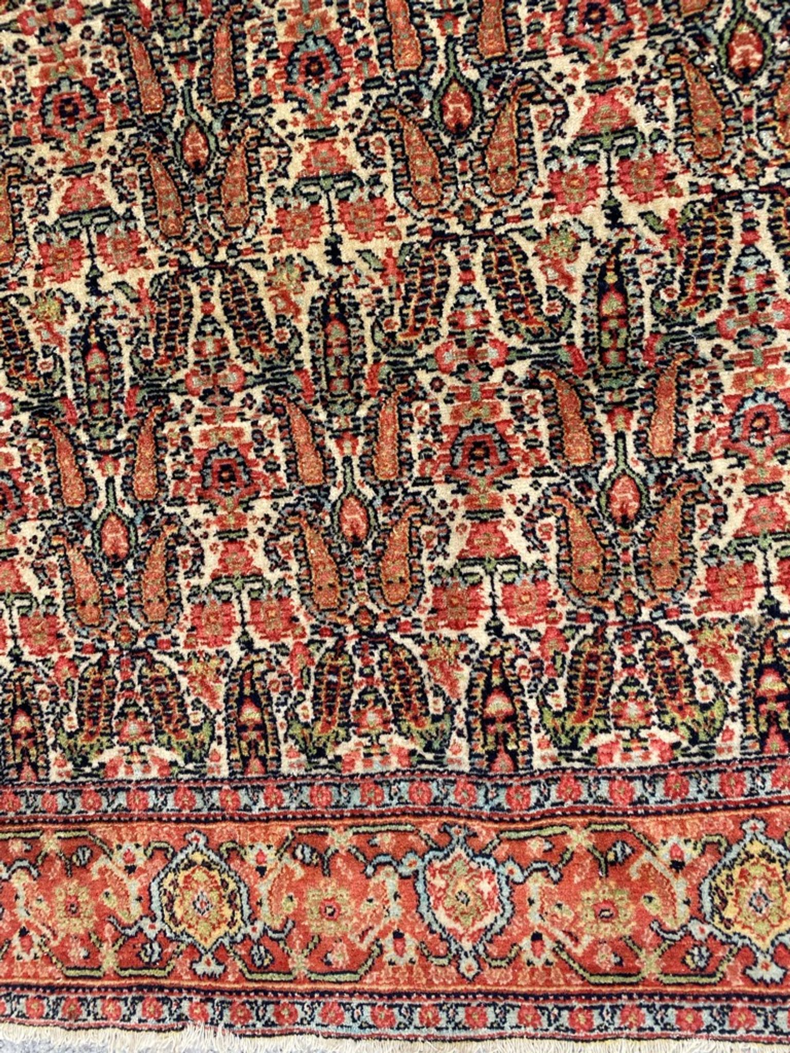 Old Persian carpet Senneh end 140x188 cm
