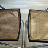 Vintage folding can chairs