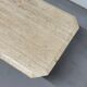 Italian coffee table in travertine from the 1970s.