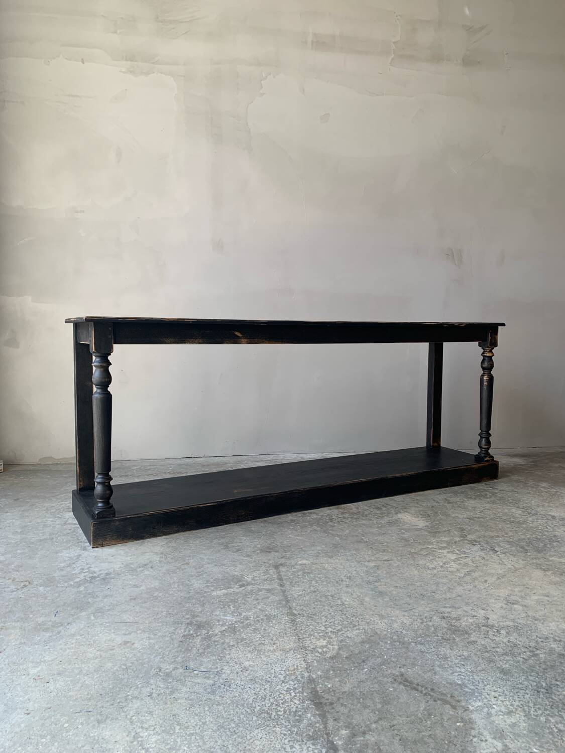 Console en bois massif