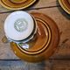 Boch la louvière – delta noix coffee service 1966 – vintage 25 pieces