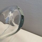 Large and heavy glass vase from Swedish Orrefors Glassworks.