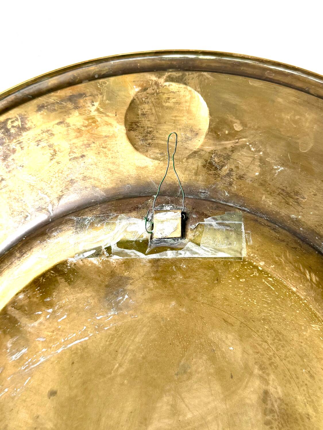 Vintage Wall Double Candle Holder Sconce in Brass