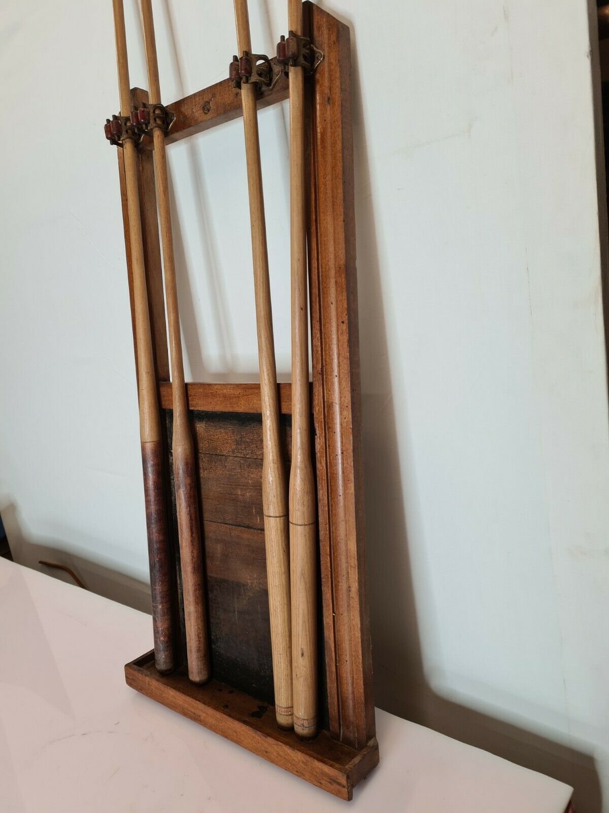 Wooden billiard tail door