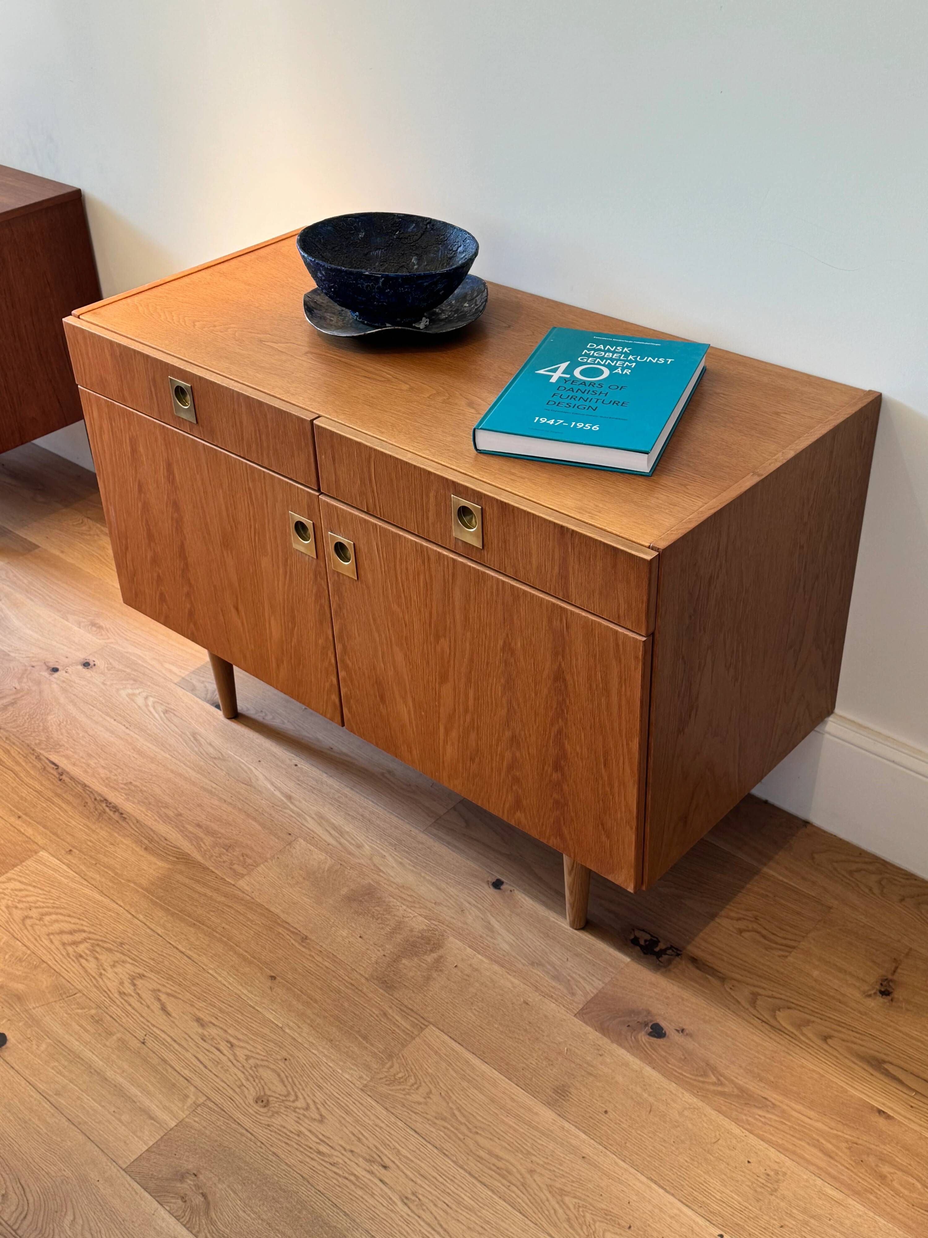 Vintage Scandinavian oak sideboard "Stina"