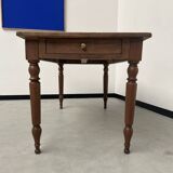 Old walnut bistro table