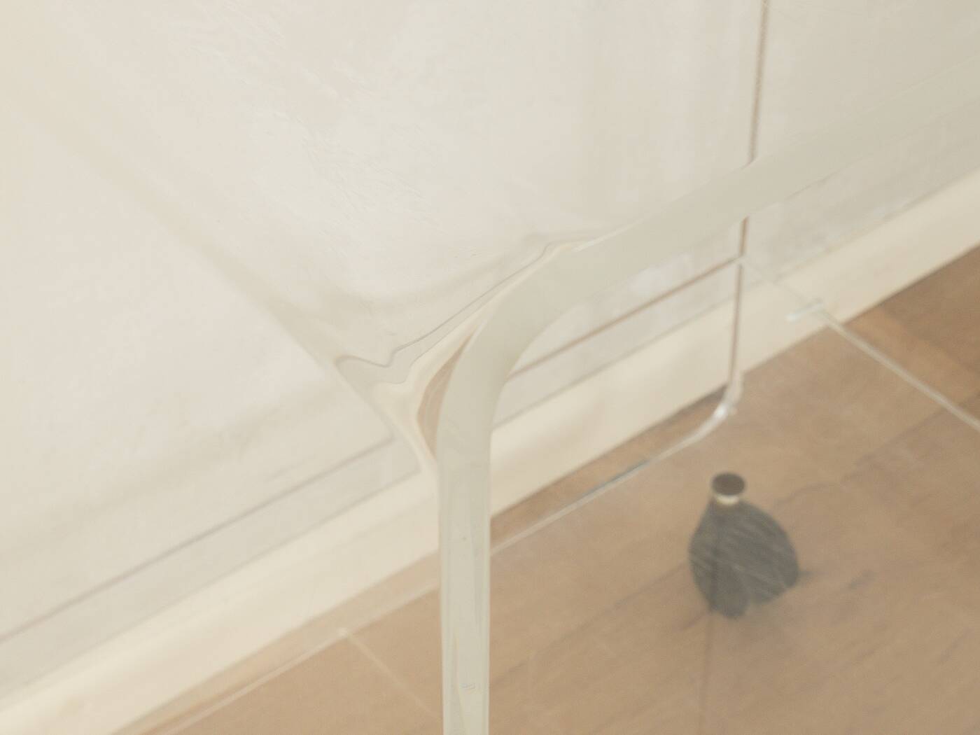 1960s acrylic side table