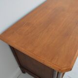 Buffet / Wooden and rattan sideboard 1960s / 1970s vintage