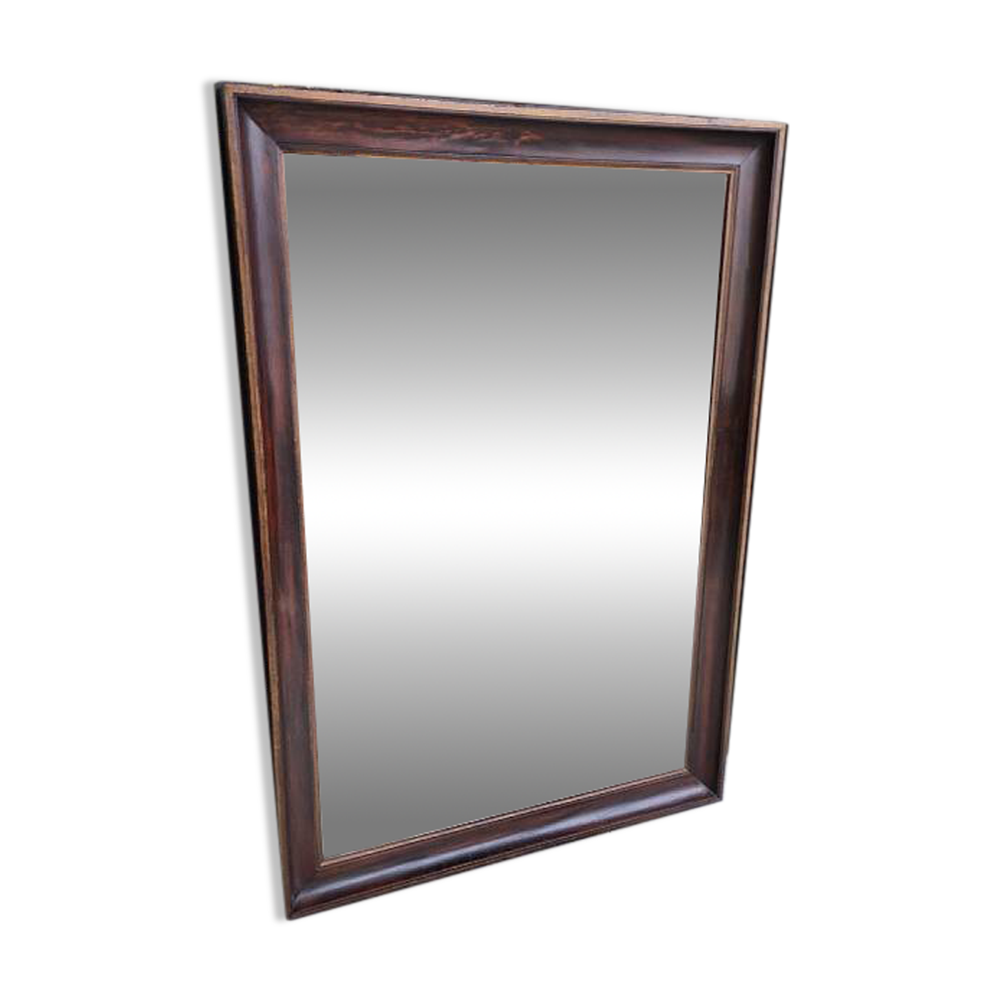 Antique wooden mirror