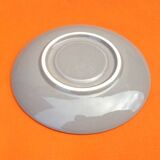 2 coffee / tea / chocolate cups / saucers glazed ceramic