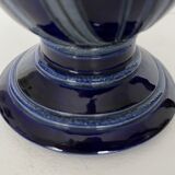 Blue ceramic vase