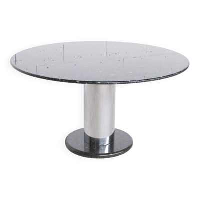 Table lotorosso par ettore sottsass marbre poltronova éditeur 1965