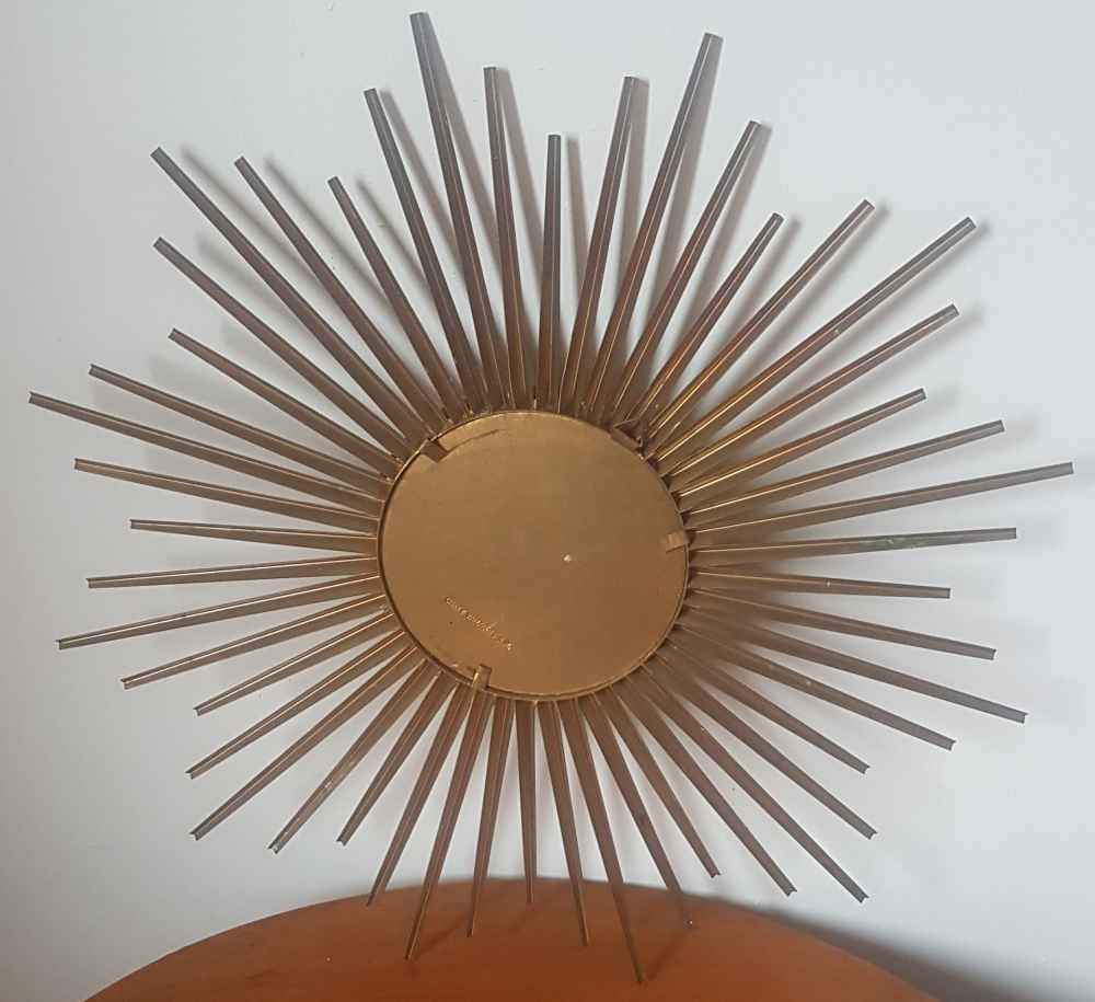 Chaty Vallauris mirror, signed, 50x50 cm