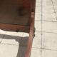 Solid walnut bed with very old walnut burl.