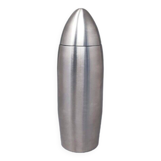 shaker "Bullet" en inox. Fabriqué en Italie