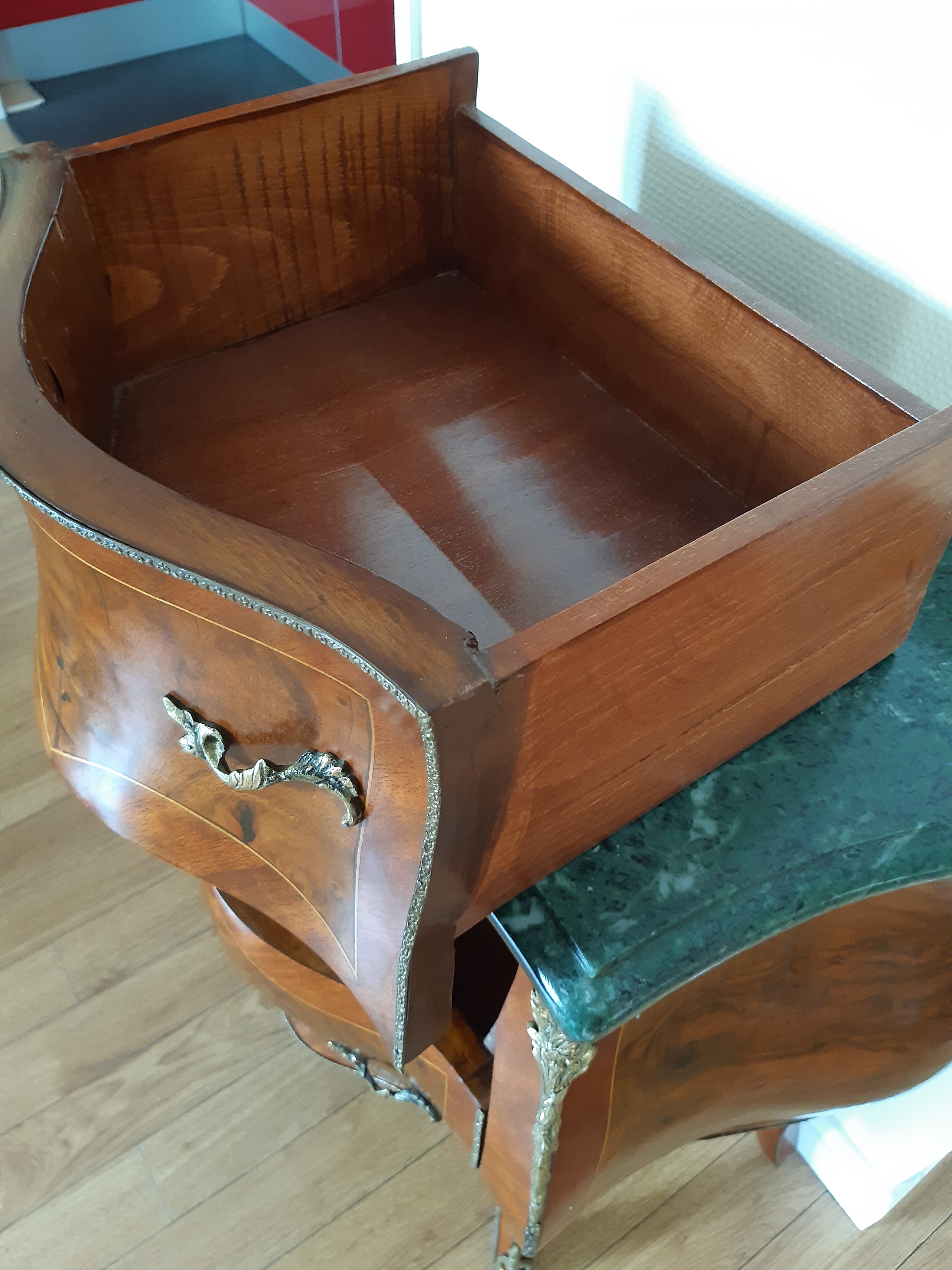 Louis XV-style marquetee dresser