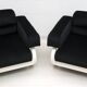 Pair of Mid-Century Modern Italian Velvet Armchairs, 1960s