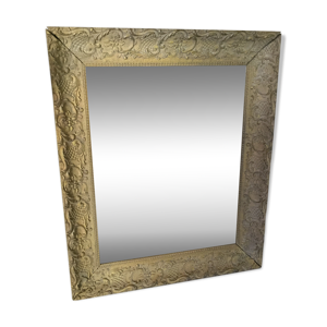 miroir doré ancien -