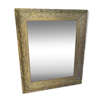 Ancient golden mirror - 65x54cm