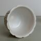 Set of 4 white ceramic cups